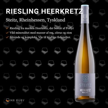 2020 Riesling Heerkretz, Steitz, Rheinhessen, Tyskland 